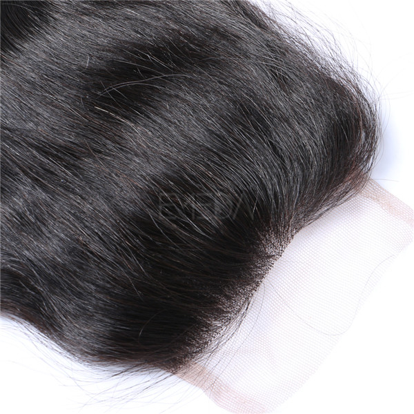 4*4 Lace Remy Hair Silk Base Size Top Body Wave Closure On Sale   LM199